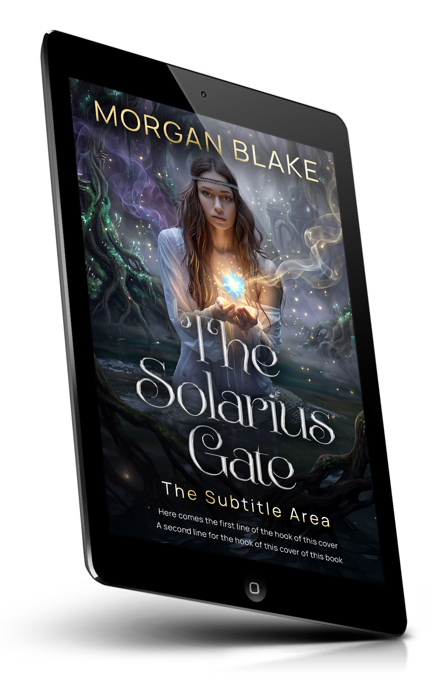 Tablet view of Premade Fantasy Book Cover - Shark #37333 | BookCoverZone