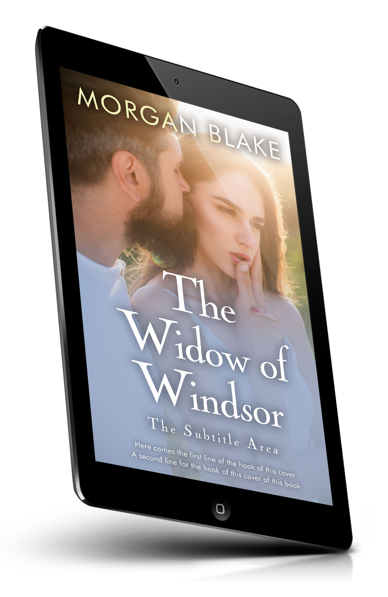 Tablet view of Premade Romance Book Cover - Spun Pearl #37337 | BookCoverZone