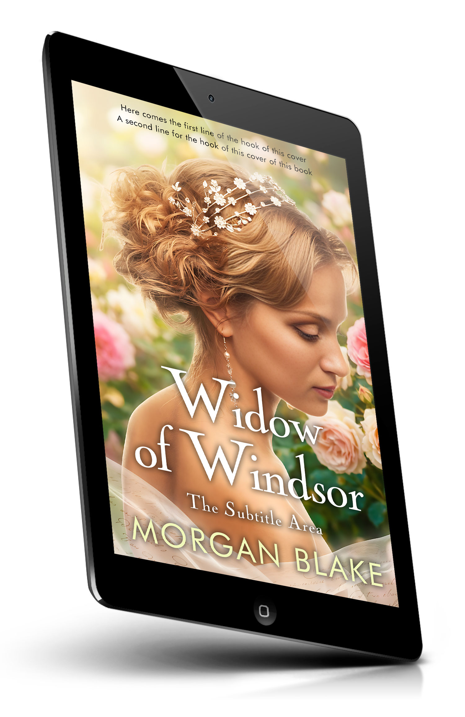 Tablet view of Premade Royal Romance Book Cover - Muddy Waters #37340 | BookCoverZone