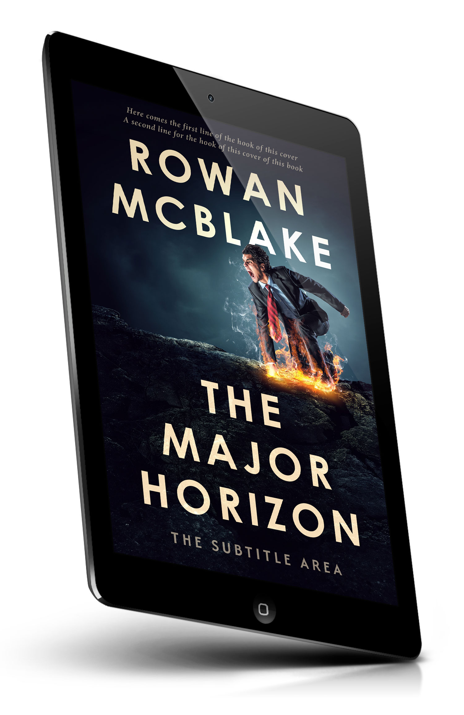 Tablet view of Premade Business Book Cover - Vulcan #37369 | BookCoverZone