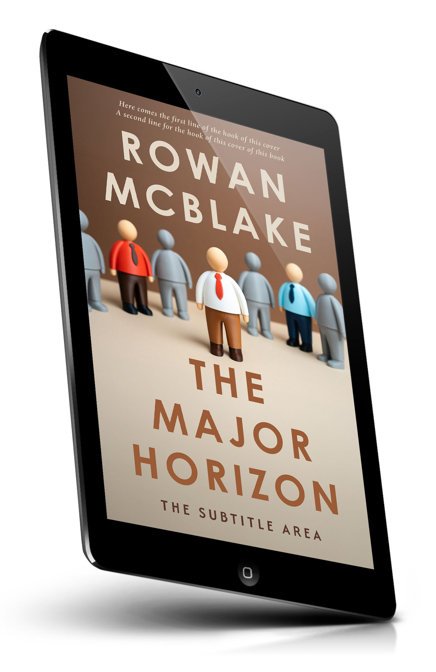 Tablet view of Premade Business Book Cover - Malta #37372 | BookCoverZone