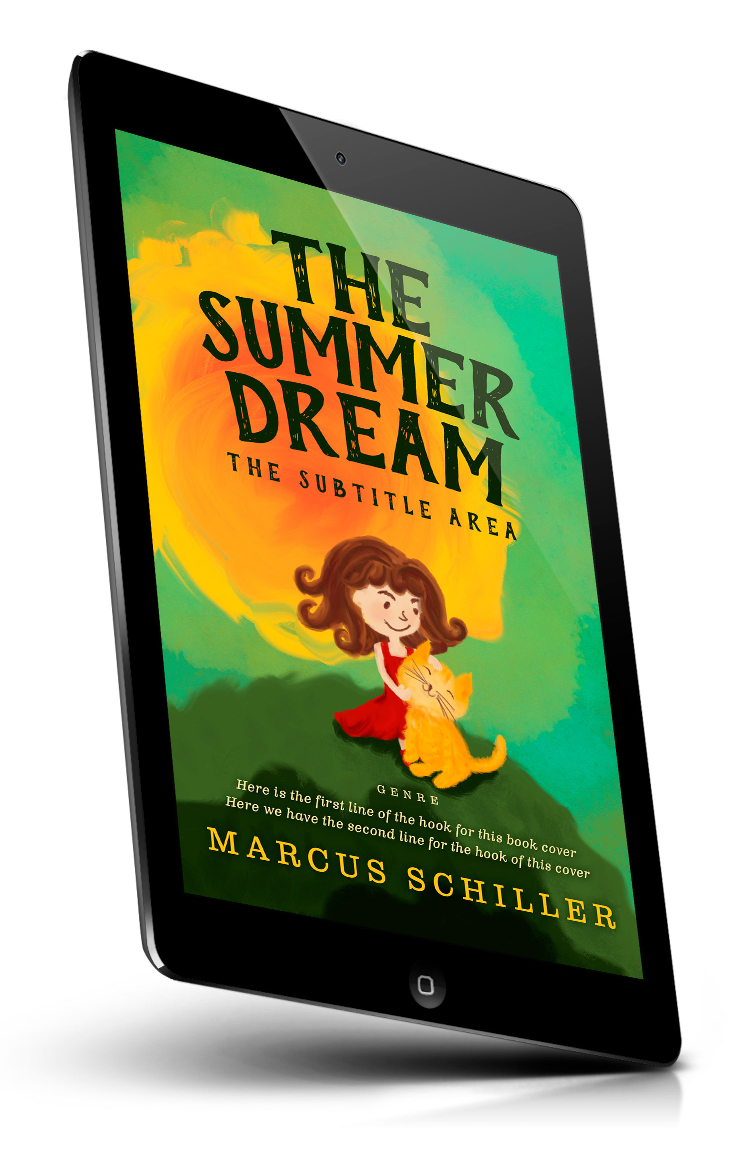 Tablet view of Premade Children's Book Cover - Woodland #60011 | BookCoverZone