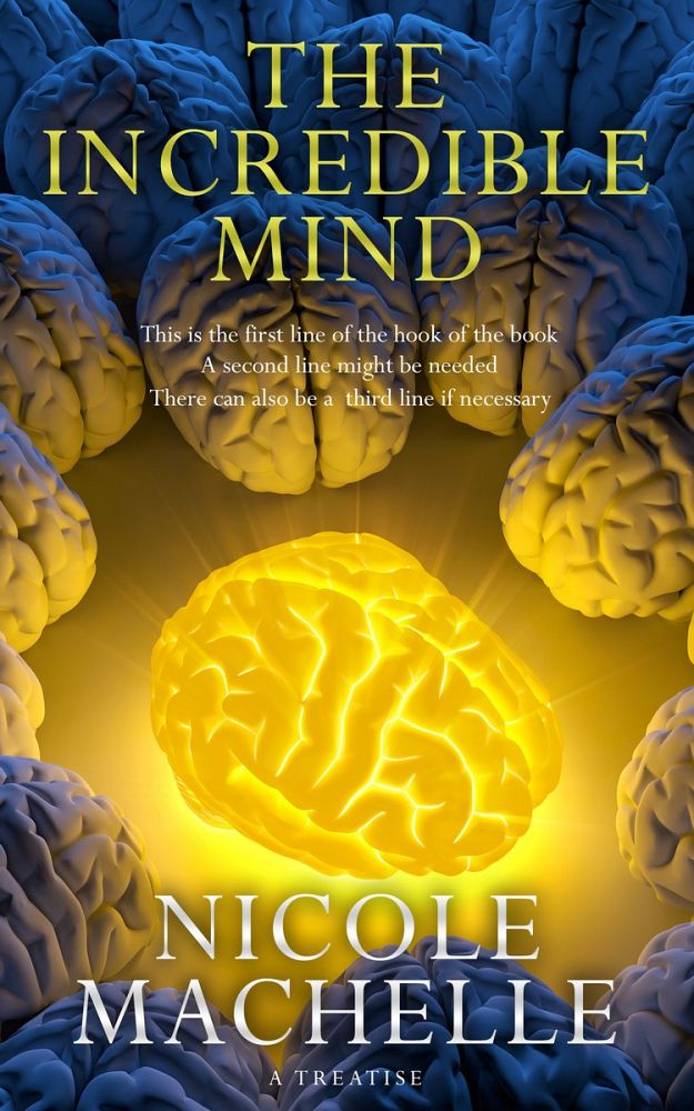 Front view of Tuna #0069 - Premade Science & Nature Book Cover | BookCoverZone