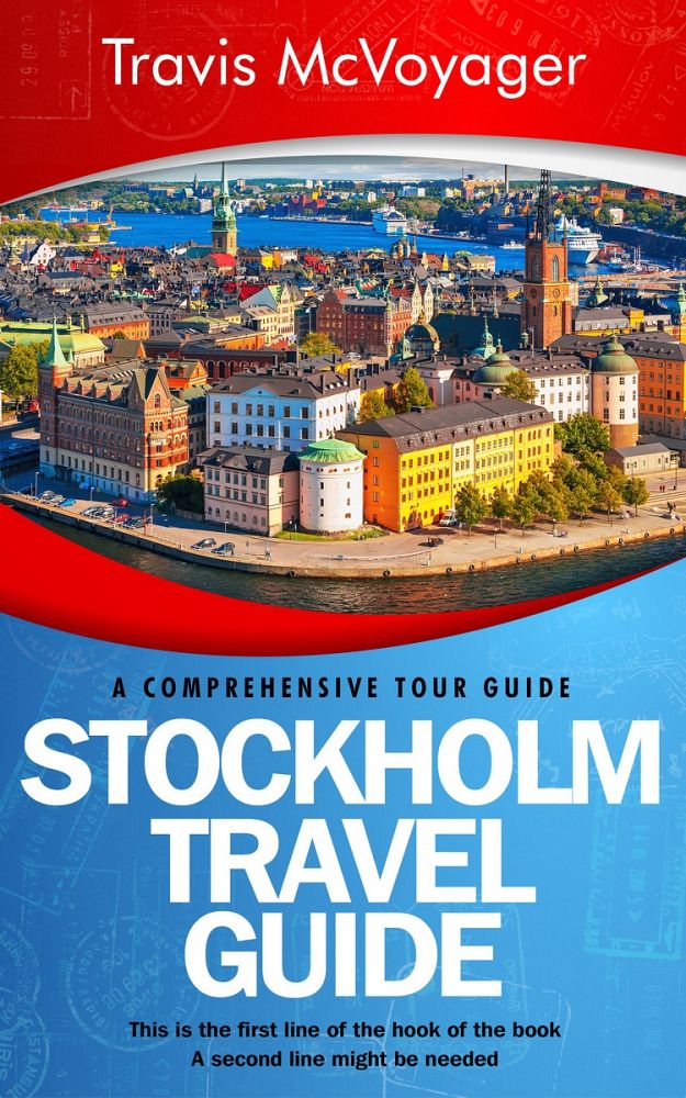 Front view of Red Damask #0089 - Premade Travel Book Cover | BookCoverZone