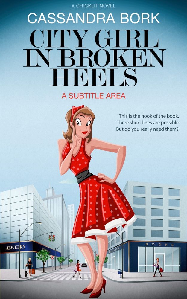 Front view of Botticelli #0155 - Premade Chick Lit Book Cover | BookCoverZone