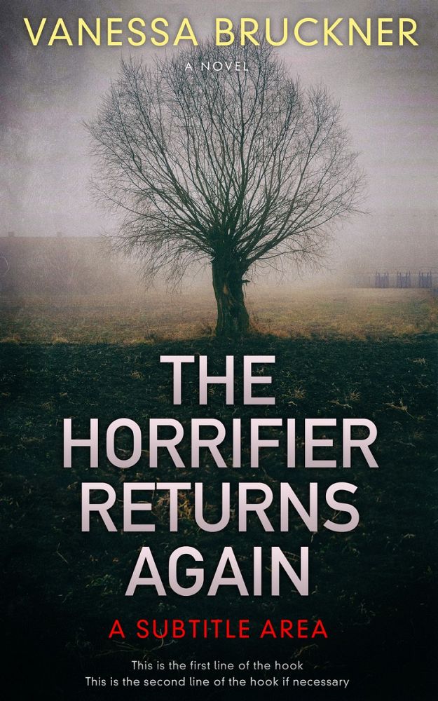 Front view of Silver Rust #0274 - Premade Horror Book Cover | BookCoverZone