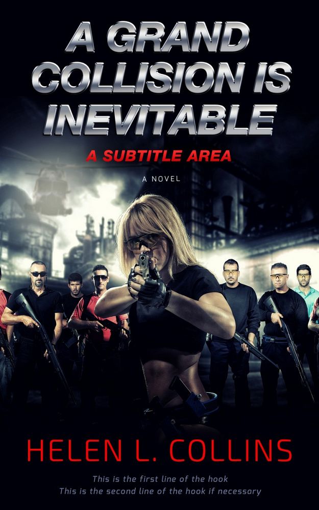 Front view of Silk #0324 - Premade Action & Adventure Book Cover | BookCoverZone