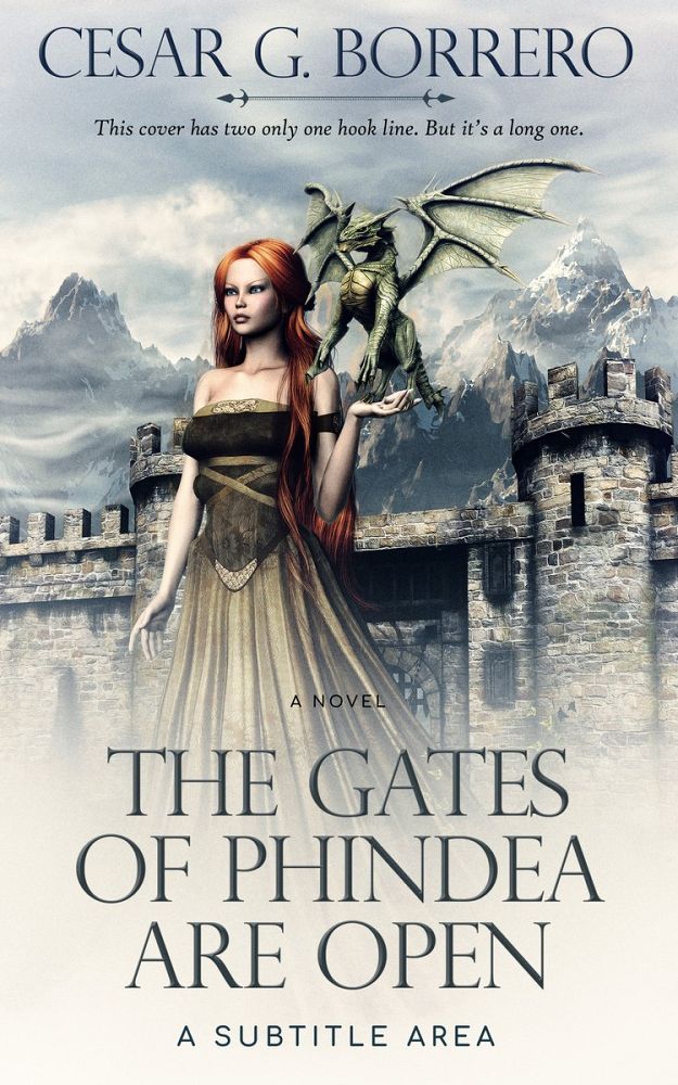 Front view of Timberwolf #0453 - Premade Fantasy Book Cover | BookCoverZone