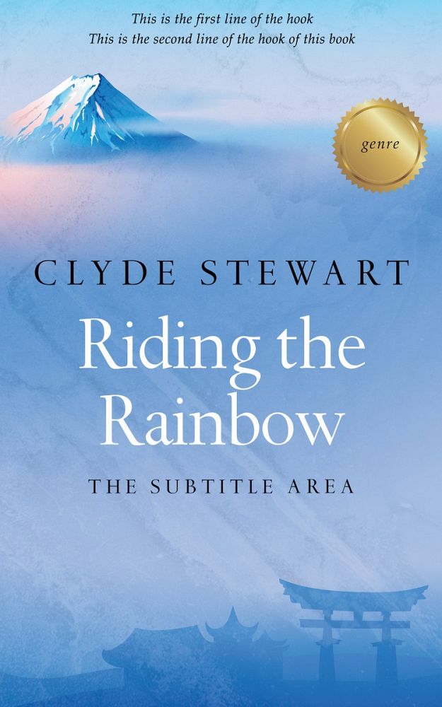 Front view of Chetwode Blue #0752 - Premade Travel Book Cover | BookCoverZone