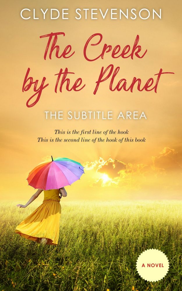 Front view of Rob Roy #0864 - Premade  Book Cover | BookCoverZone