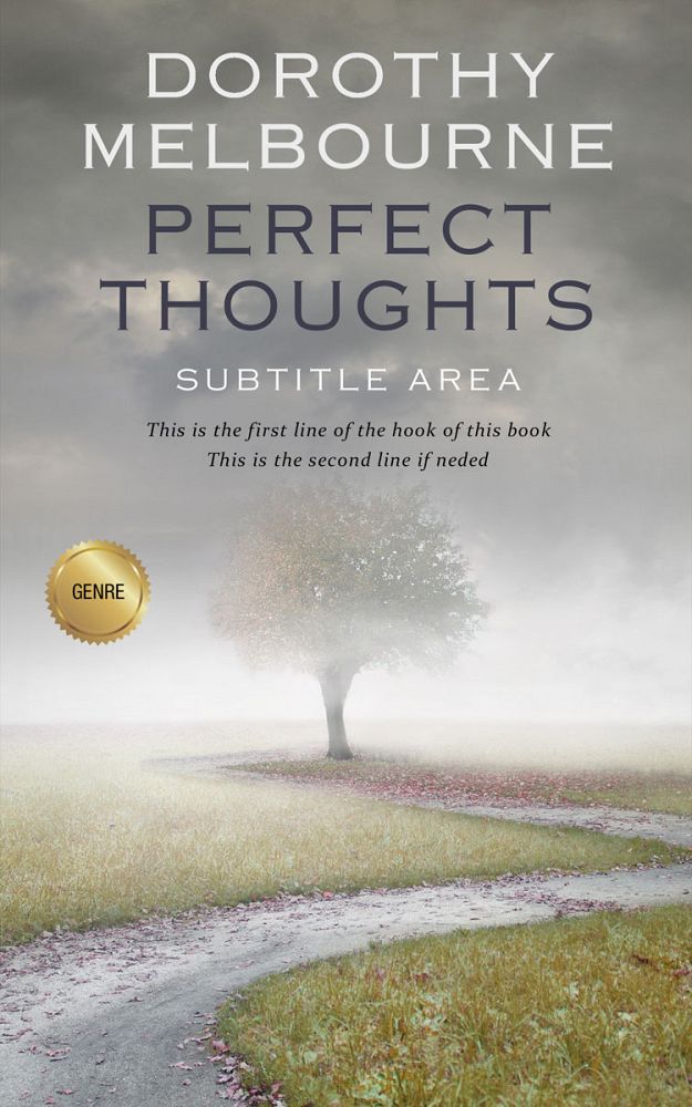 Front view of Dawn #0985 - Premade Nature Book Cover | BookCoverZone