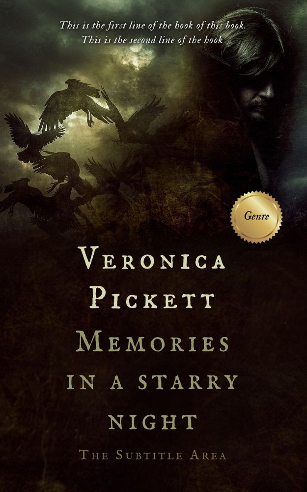 Front view of Night Rider #1102 - Premade Fantasy Book Cover | BookCoverZone