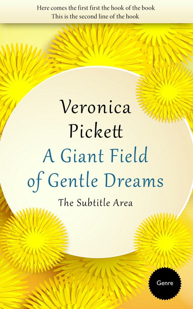 Front view of Coconut Cream #1200 - Premade Poetry Book Cover | BookCoverZone
