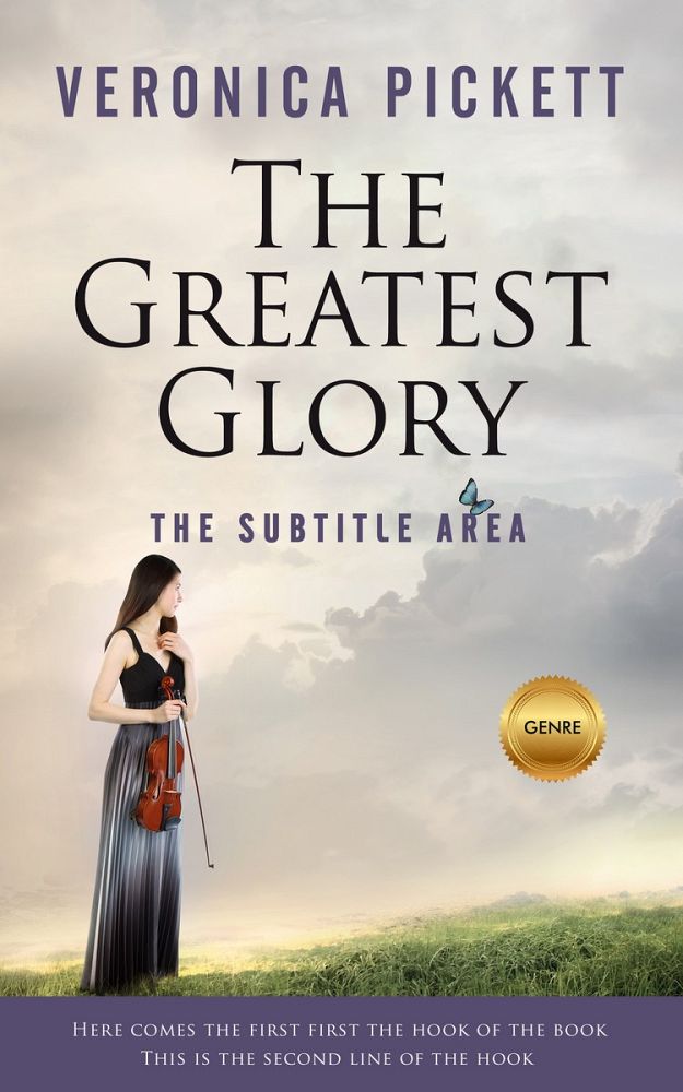 Front view of Swirl #1225 - Premade Literary Fiction Book Cover | BookCoverZone