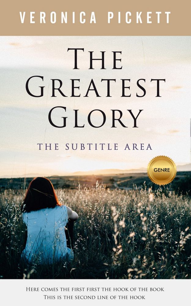 Front view of Timber Green #1228 - Premade Teen & Young Adult Book Cover | BookCoverZone