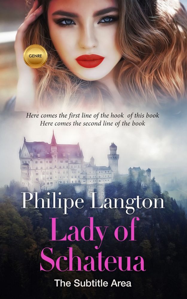 Front view of Silver Rust #1438 - Premade Royal Romance Book Cover | BookCoverZone
