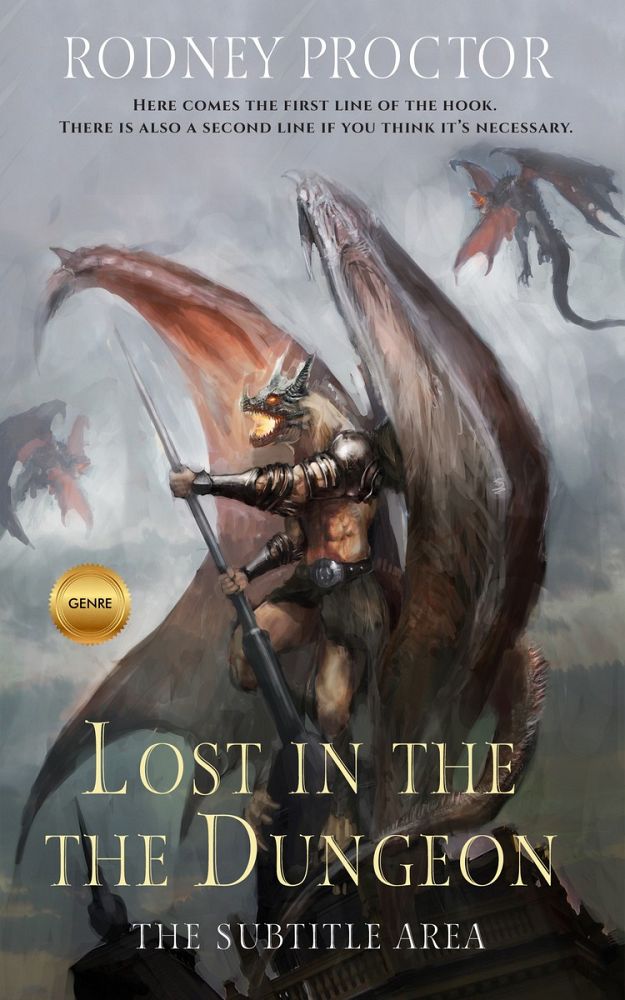 Front view of Masala #1719 - Premade Fantasy Book Cover | BookCoverZone
