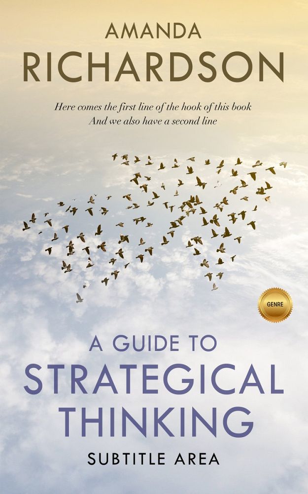 Front view of Westar #1827 - Premade Business Book Cover | BookCoverZone