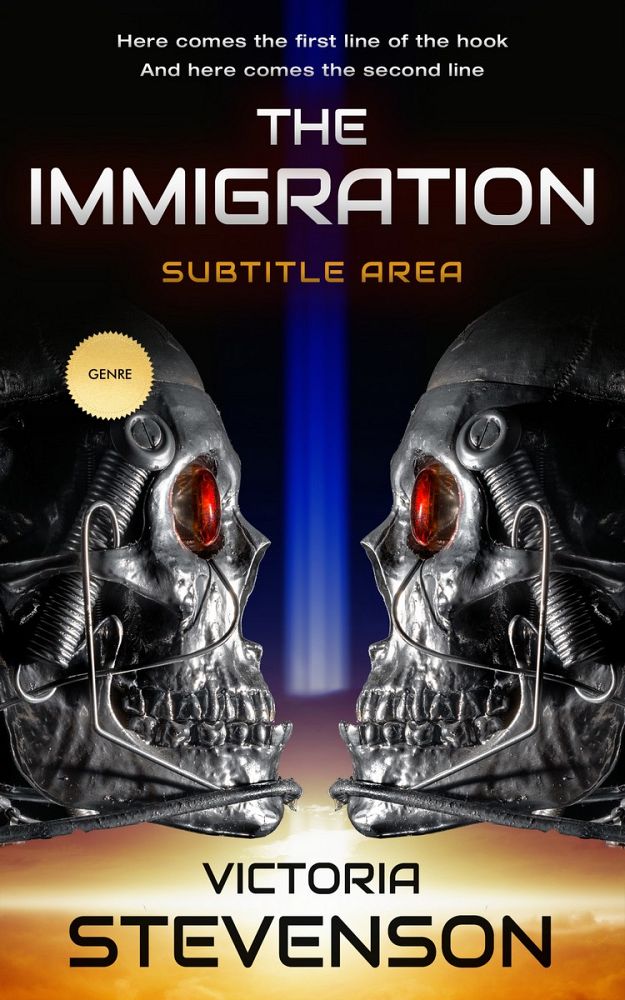 Front view of Straw #1942 - Premade Science Fiction Book Cover | BookCoverZone