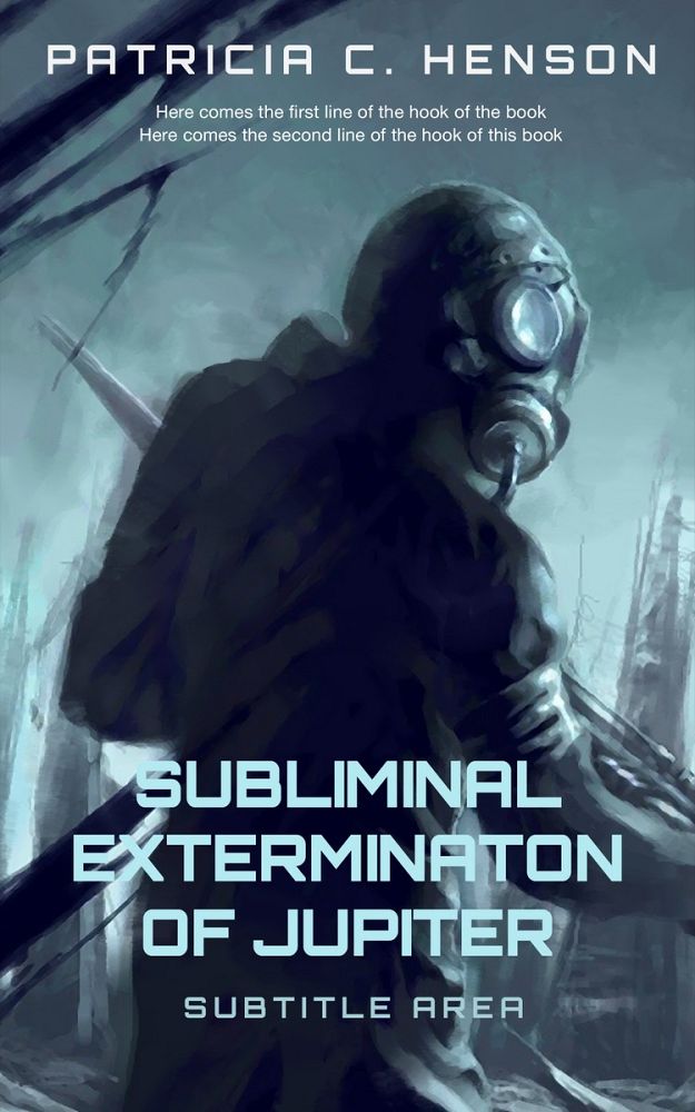 Front view of Pickled Bluewood #2008 - Premade Science Fiction Book Cover | BookCoverZone
