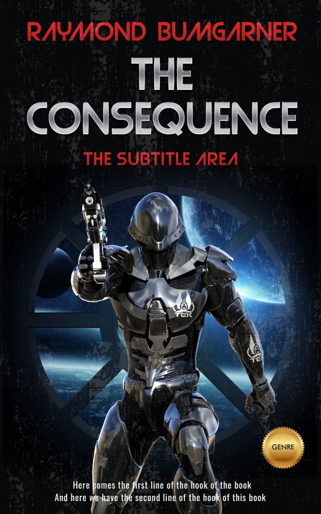 Front view of Bunker #2105 - Premade Science Fiction Book Cover | BookCoverZone