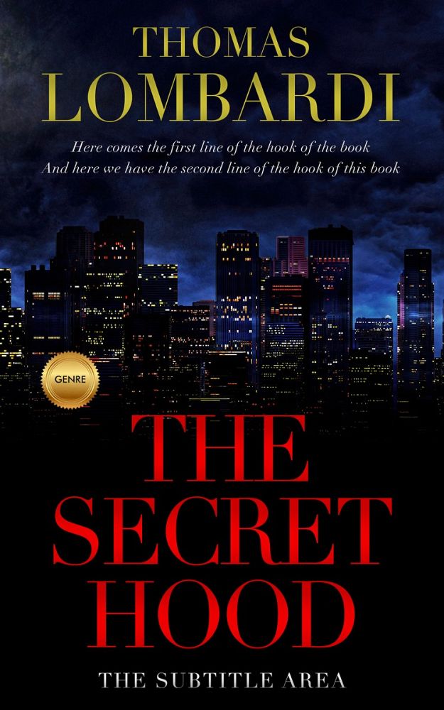 Front view of Ebony #2153 - Premade Mystery & Thriller & Suspense Book Cover | BookCoverZone