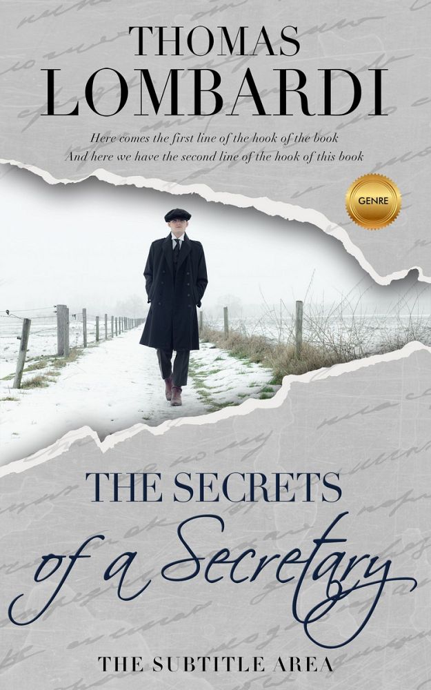 Front view of Silver Sand #2171 - Premade Historical Book Cover | BookCoverZone