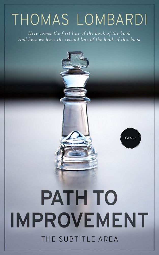 Front view of Regent Gray #2186 - Premade Business Book Cover | BookCoverZone