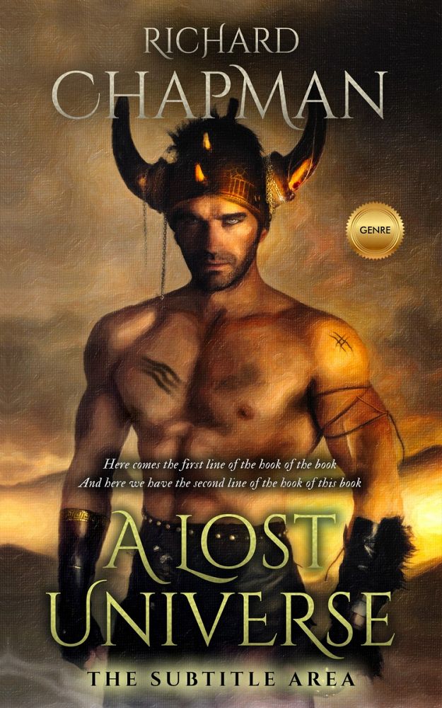 Front view of Bistre #2364 - Premade Fantasy Book Cover | BookCoverZone