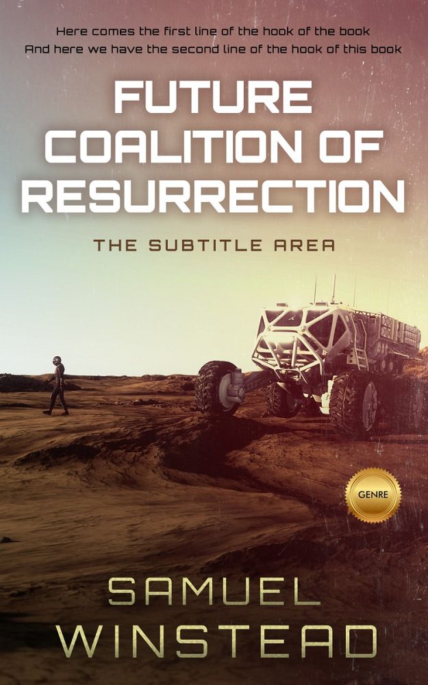 Front view of Sandrift #2376 - Premade Science Fiction Book Cover | BookCoverZone