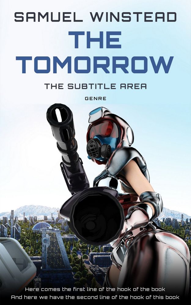Front view of Botticelli #2391 - Premade Science Fiction Book Cover | BookCoverZone