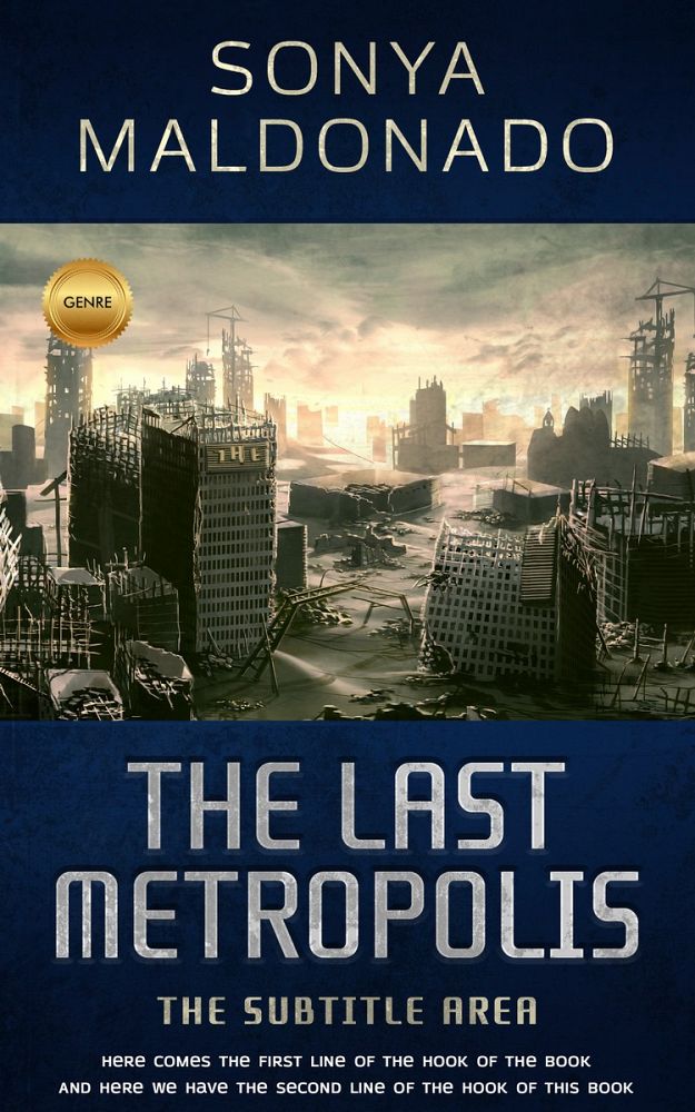 Front view of Coral Reef #2479 - Premade Apocalyptica Book Cover | BookCoverZone
