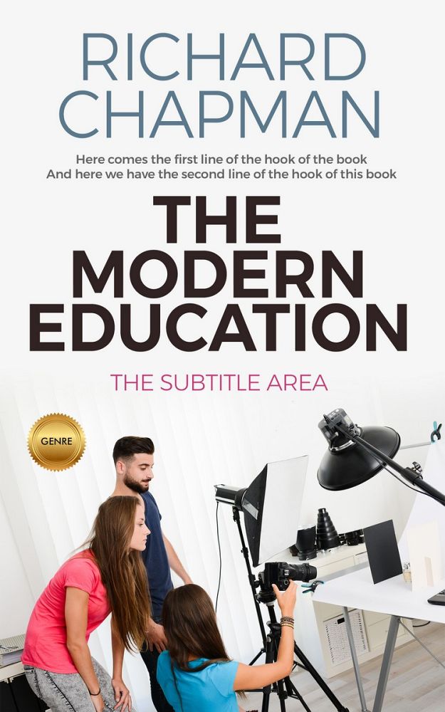 Front view of Tuna #2686 - Premade Education Book Cover | BookCoverZone