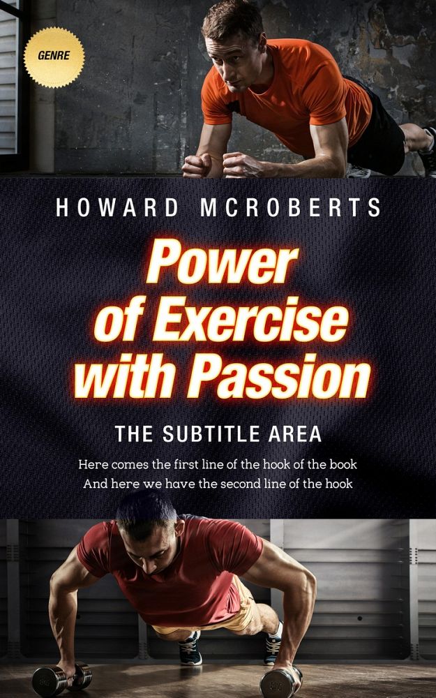 Front view of Thunder #2766 - Premade Sports & Fitness Book Cover | BookCoverZone