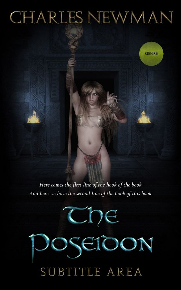 Front view of Woodsmoke #2876 - Premade Fantasy Book Cover | BookCoverZone