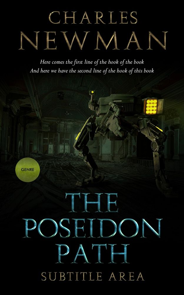 Front view of Rangoon Green #2885 - Premade Science Fiction Book Cover | BookCoverZone