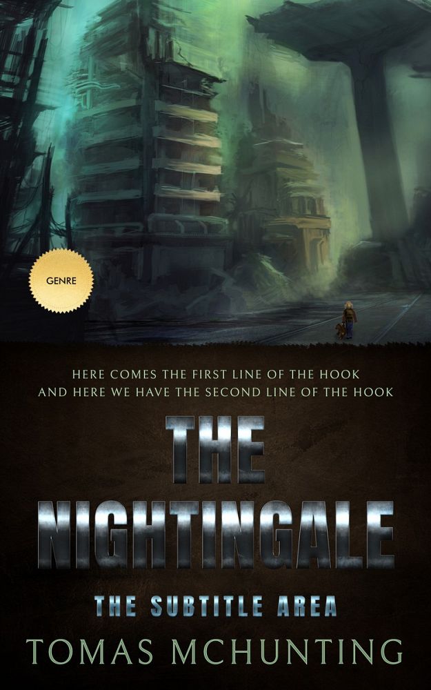 Front view of Heavy Metal #2969 - Premade Apocalyptica Book Cover | BookCoverZone