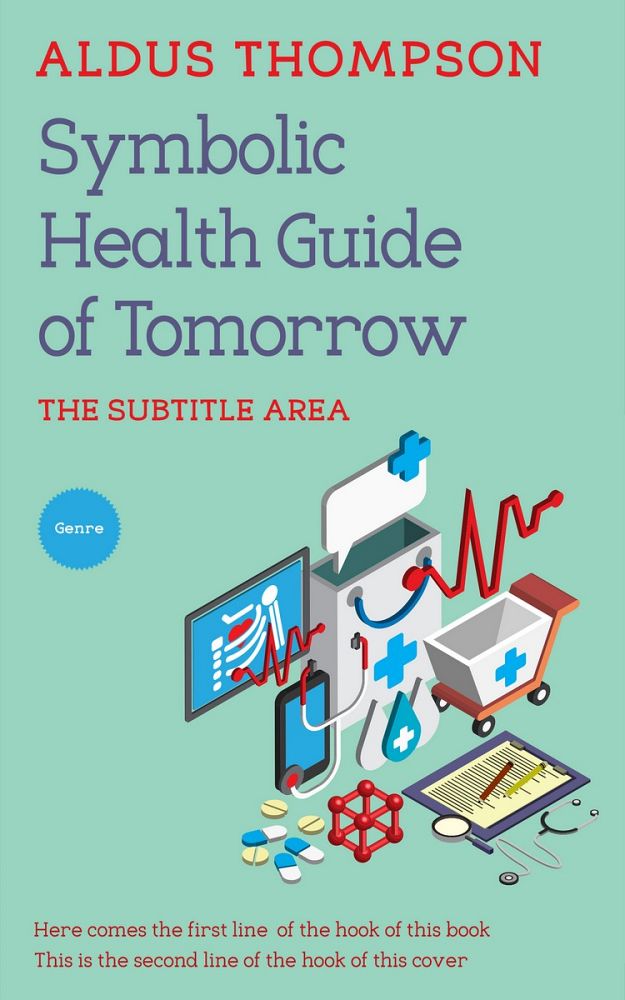 Front view of Sinbad #3106 - Premade Medical Book Cover | BookCoverZone
