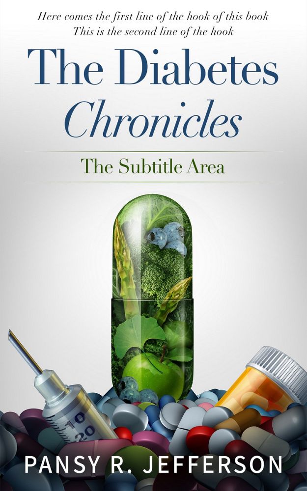 Front view of Lunar Green #3130 - Premade Medical Book Cover | BookCoverZone