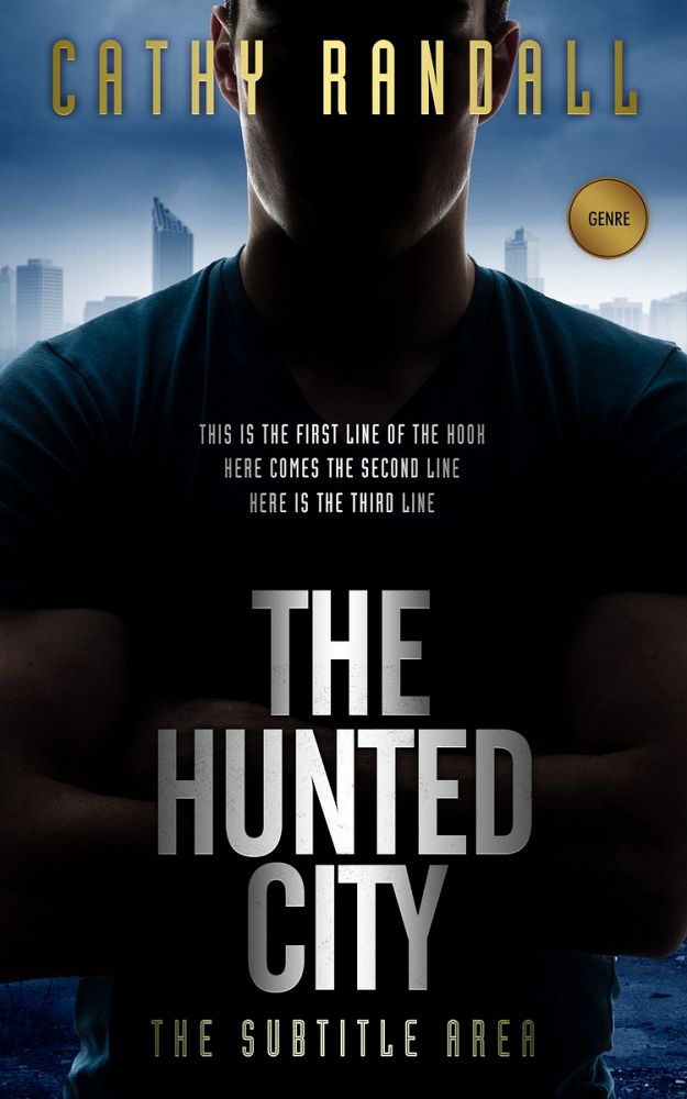 Front view of Mist Gray #3154 - Premade Action & Adventure Book Cover | BookCoverZone