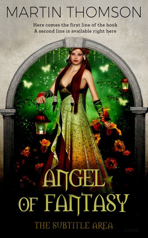 Front view of Eternity #3184 - Premade Fantasy Book Cover | BookCoverZone