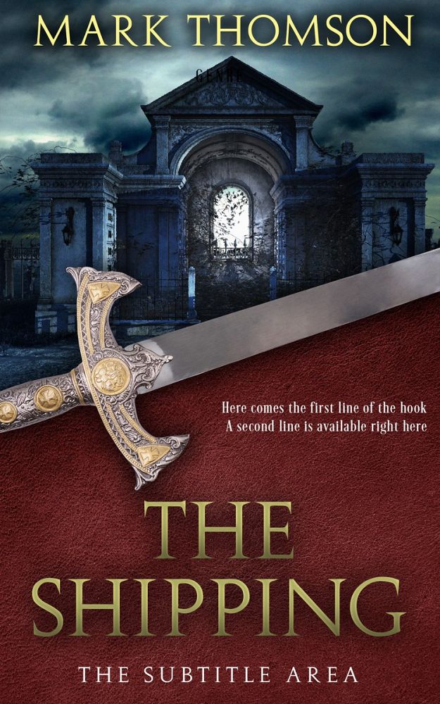 Front view of Woody Brown #3189 - Premade Fantasy Book Cover | BookCoverZone