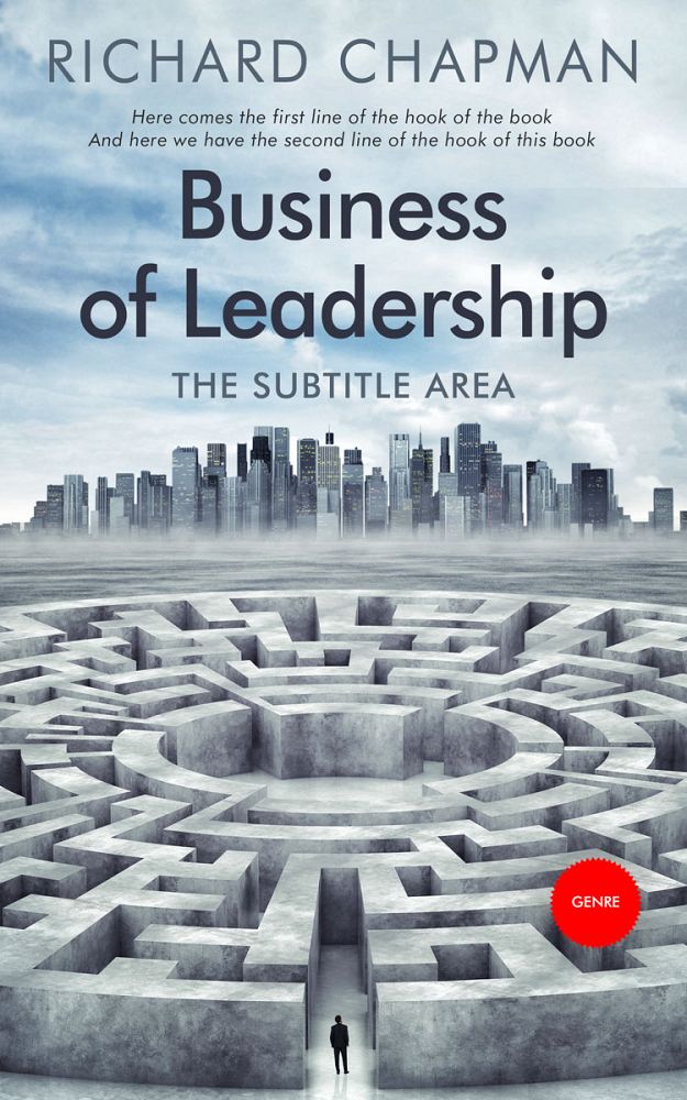 Front view of Loblolly #3251 - Premade Business Book Cover | BookCoverZone