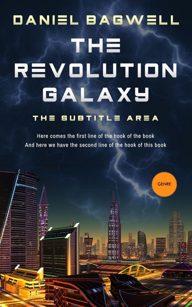 Front view of Ebony Clay #3282 - Premade Science Fiction Book Cover | BookCoverZone