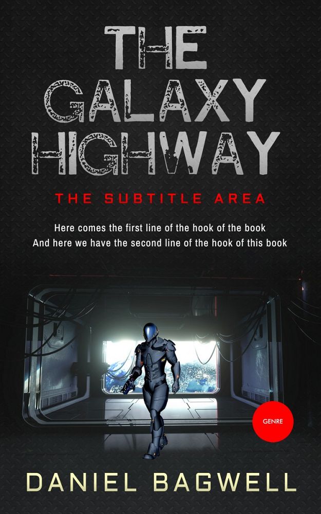 Front view of Shark #3283 - Premade Science Fiction Book Cover | BookCoverZone