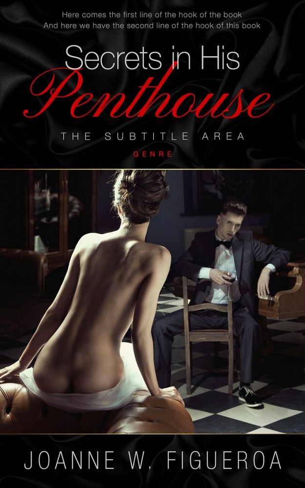 Front view of Cod Gray #3364 - Premade Erotica Book Cover | BookCoverZone
