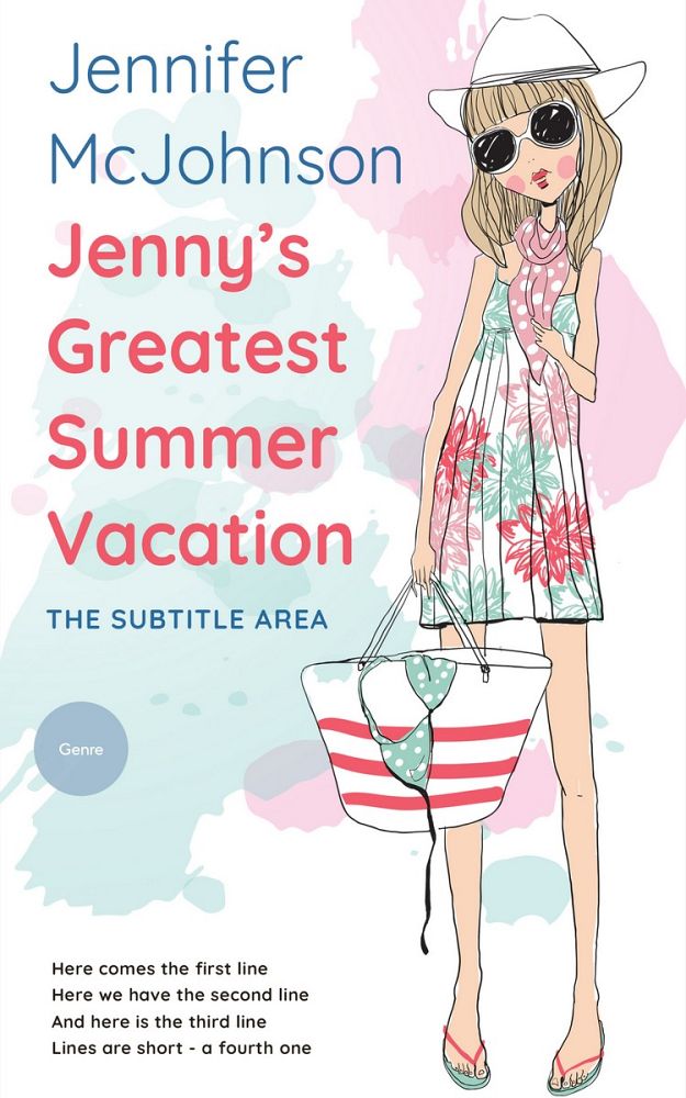 Front view of Ebb #3426 - Premade Teen & Young Adult Book Cover | BookCoverZone