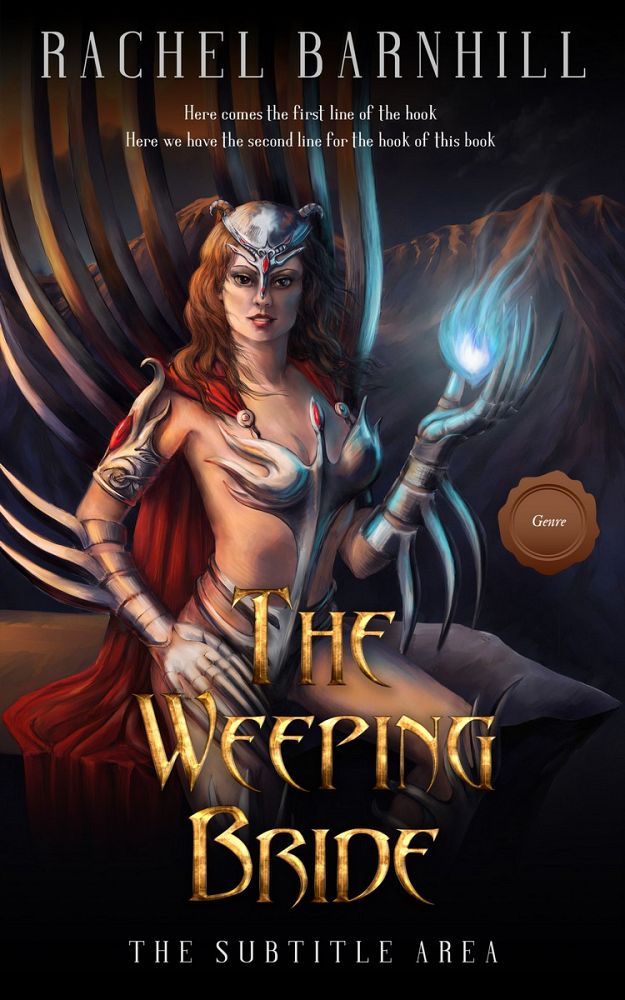 Front view of Thunder #3456 - Premade Fantasy Book Cover | BookCoverZone