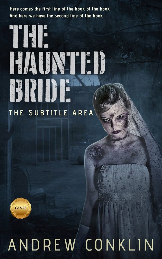 Front view of Mirage #3485 - Premade Horror Book Cover | BookCoverZone