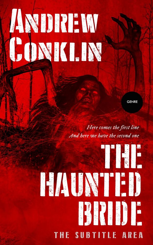Front view of Sangria #3498 - Premade Horror Book Cover | BookCoverZone